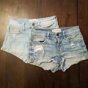 SOLD!!Bundle- 2 distressed jean shorts